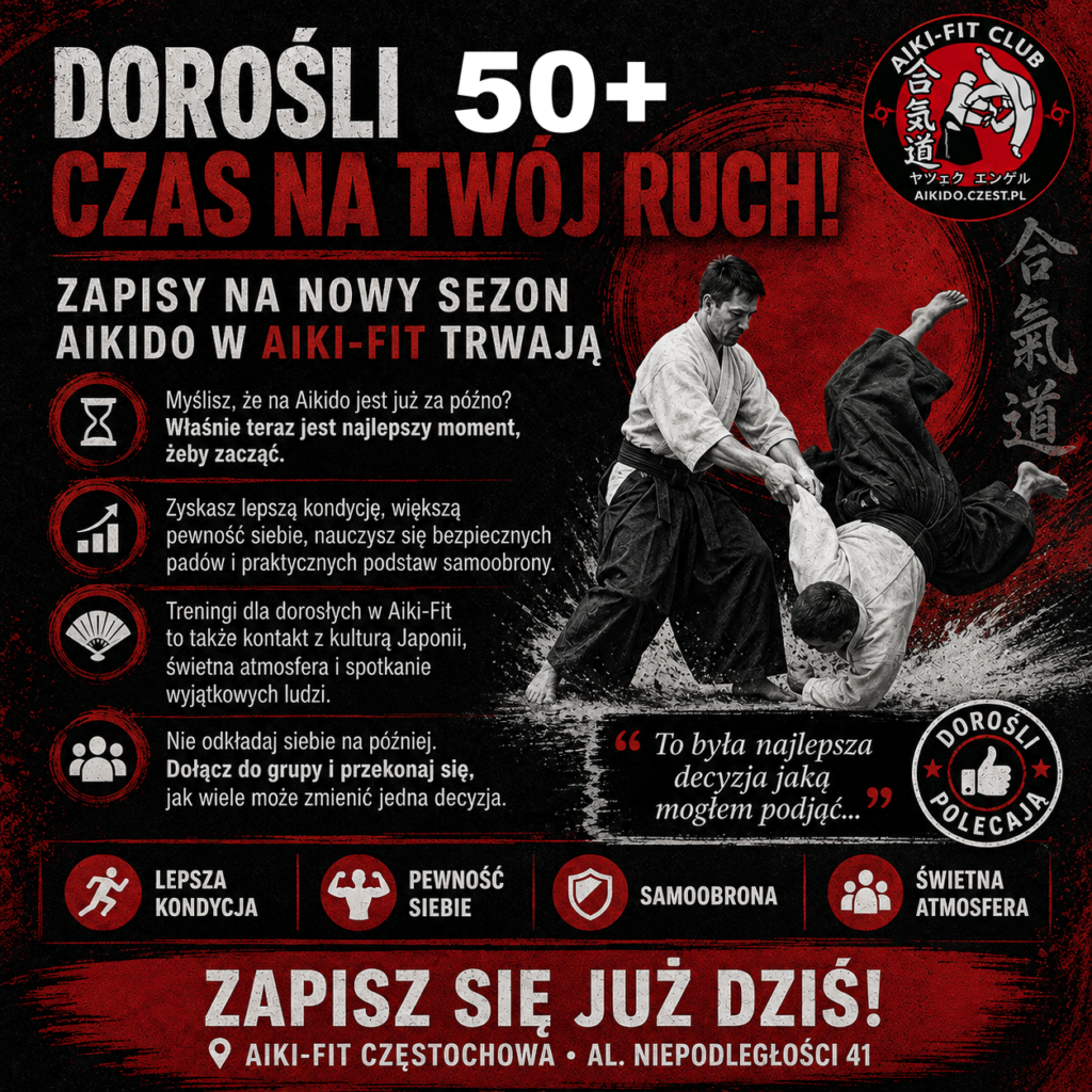 Dorośli, Młodzież-Treningi AIKIDO 10 sztuka walki i samoobrony aikido w AikiFit dla doroslych